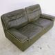 DS 66 Sofa from De Sede in Olive Leather, 1970s