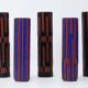 Mid Century Modern Pottery Mosaic Vases by Ritter, 1960s, Set of 5