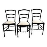 Chaises Napoléon III retapissées