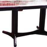 Midcentury extendable rosewood  dining table by edvard valentinsen