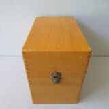 Light wooden box, 60s