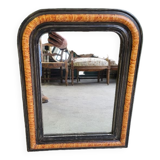Small mirror louis philippe noir of the XIX  th siecle n° 43
