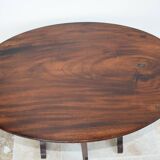 Walnut folding tasting table