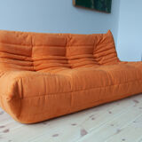 Togo 3 seater sofa in Microfiber designed by Michel Ducaroy 1973