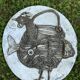 Roger Bezombes wall sculpture decor vintage design 60s