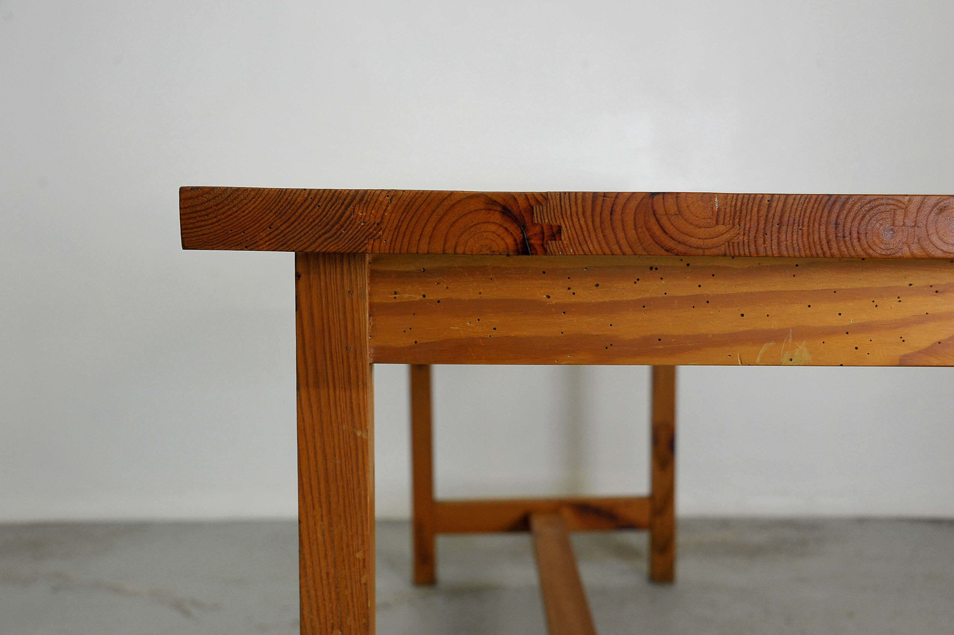 Solid pine table 1970s