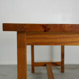 Solid pine table 1970s