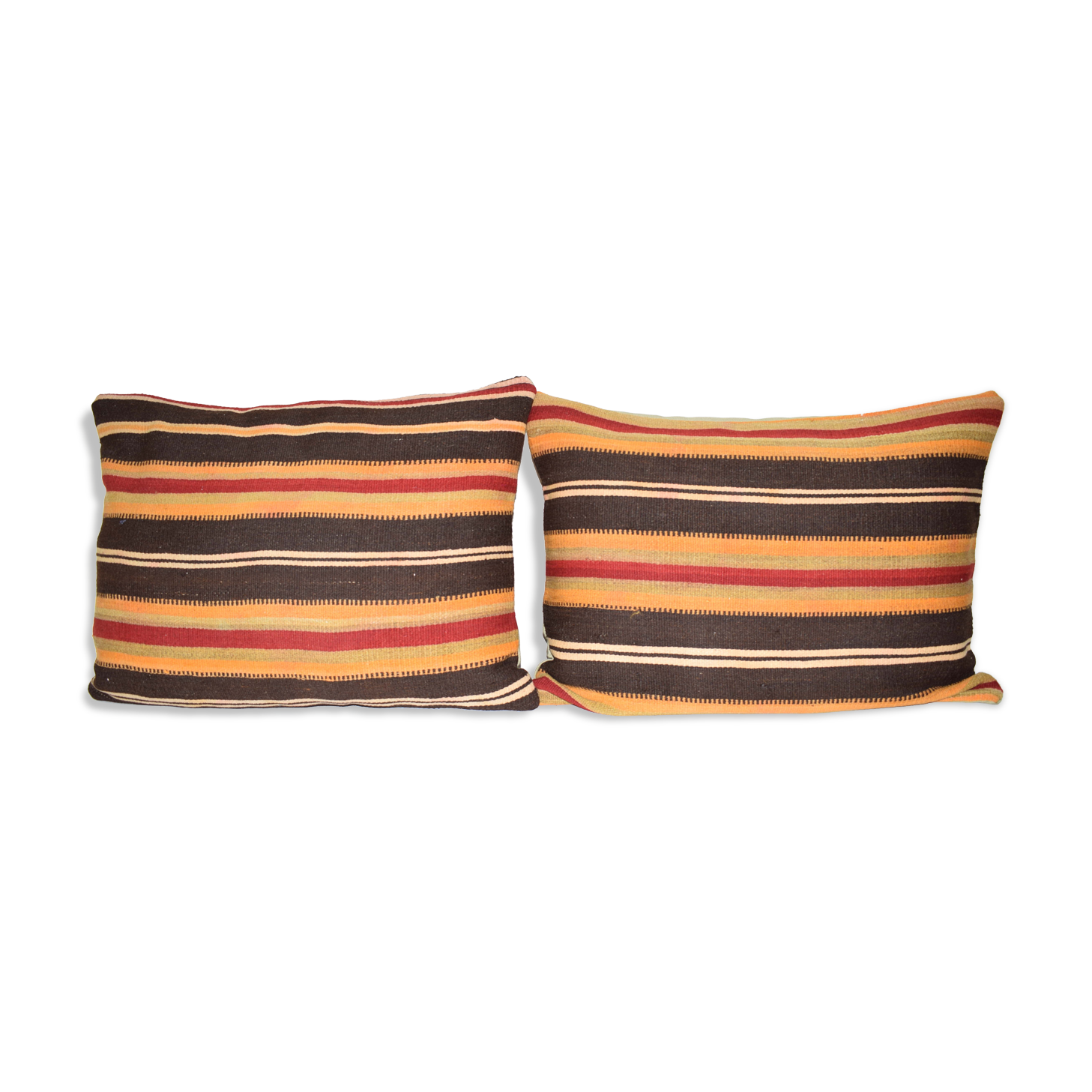 Turkish lumbar kilim cushion covers