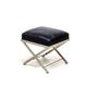 Henri Pouenat chair and "Schneider" ottoman