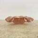 Mid century Murano glass pink bowl , 1970s