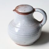 Sandstone milk pitcher by Jeanne and Norbert Pierlot, 60s