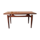 Table basse en teck par Louis Van Teeffelen