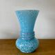 Vintage blue lichy glass vase