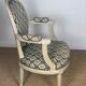 Pair of medallion chairs Louis XVI