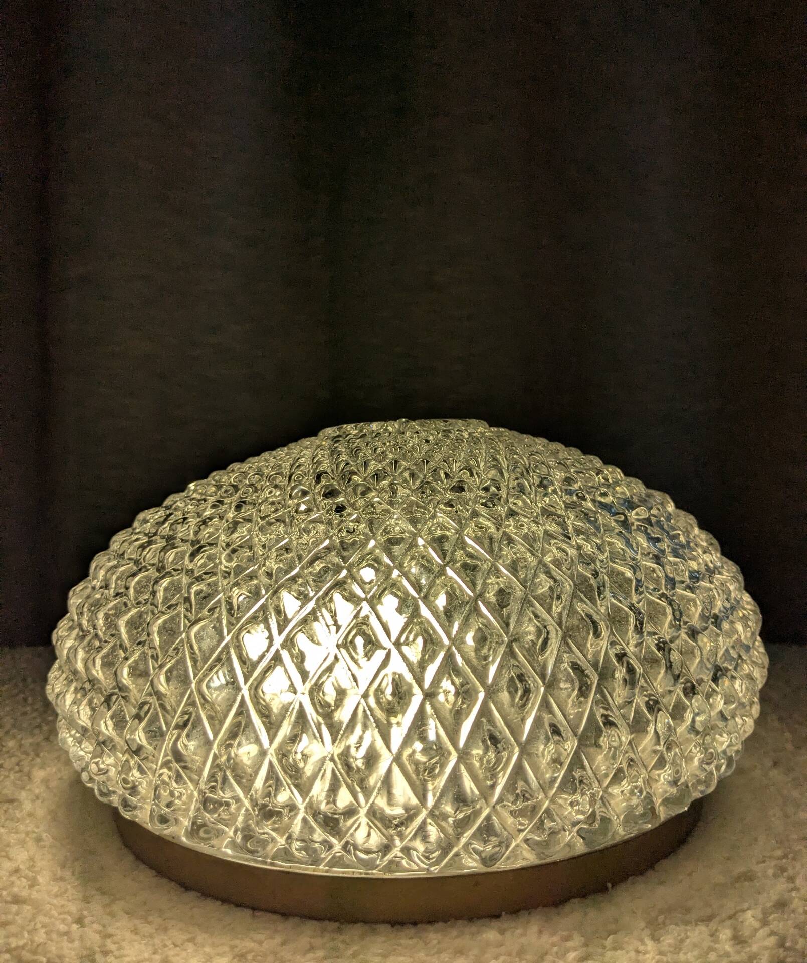 Limburg ceiling light with diamond points
