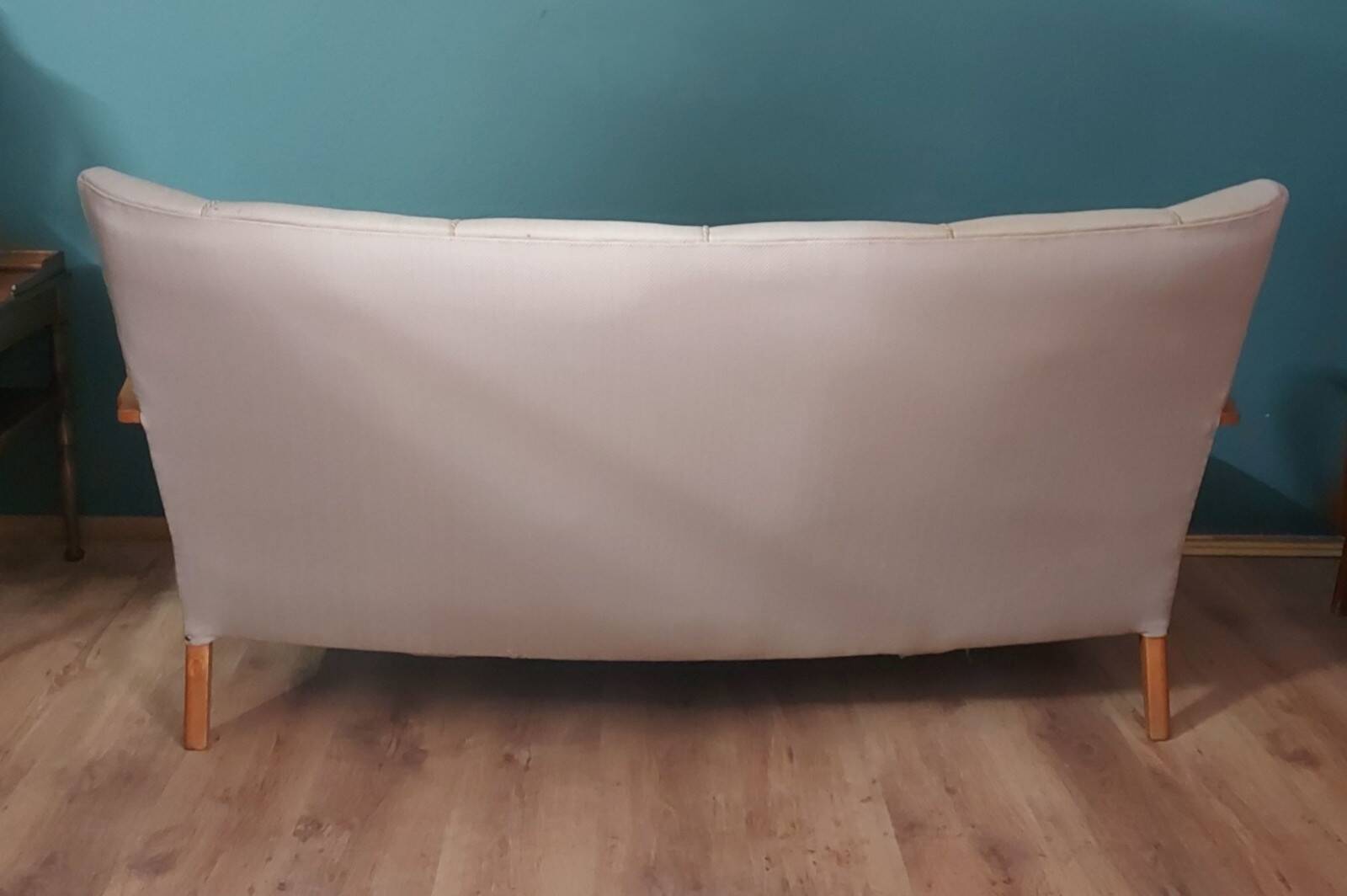 Canapé danois avec accoudoirs ouverts, années 1940