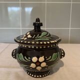 Coffee maker and pot set in Alsace stoneware