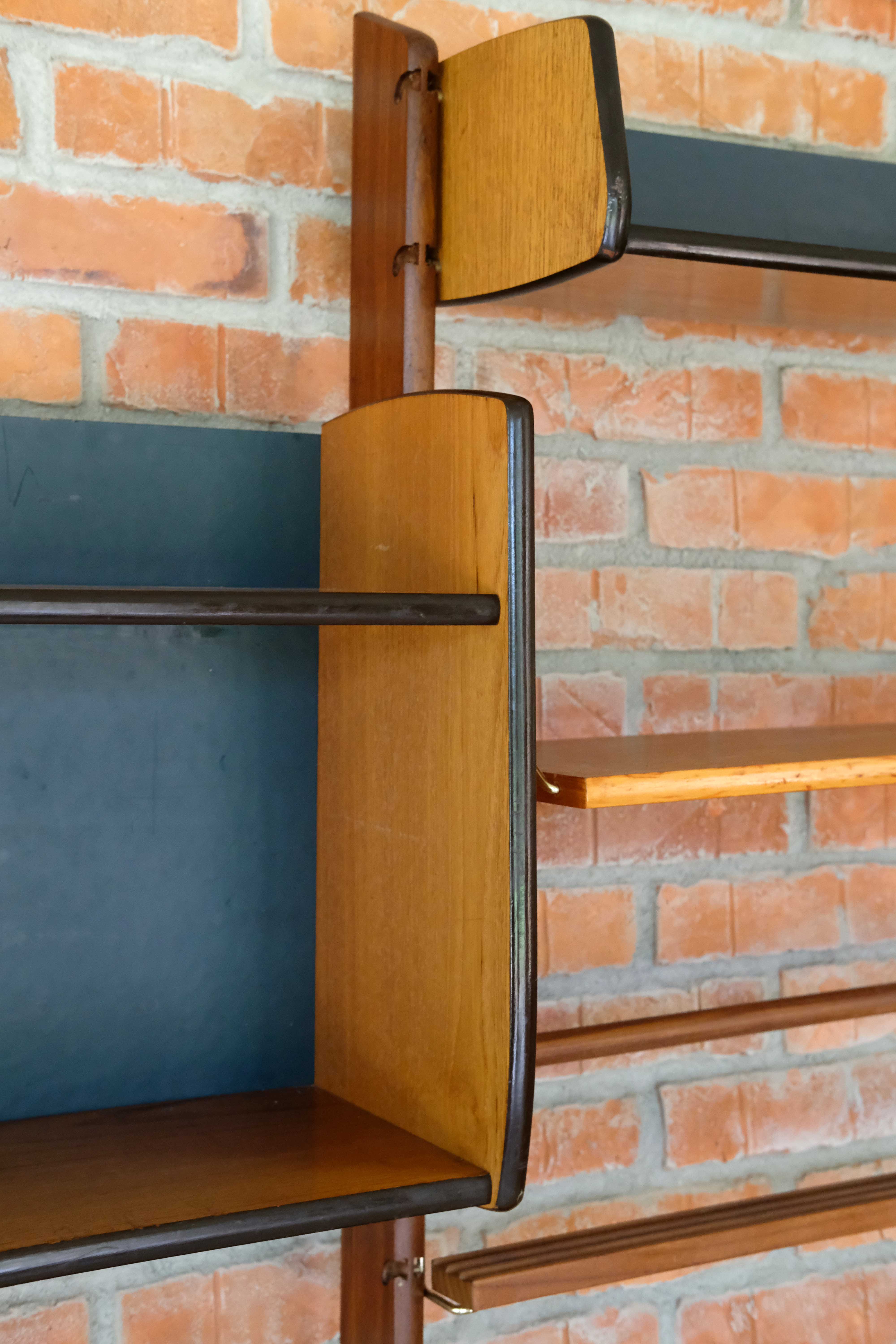 Wall Unit by John Texmon and Einar Blindheim, System Ergo, 2 Modules, Norway 1960's