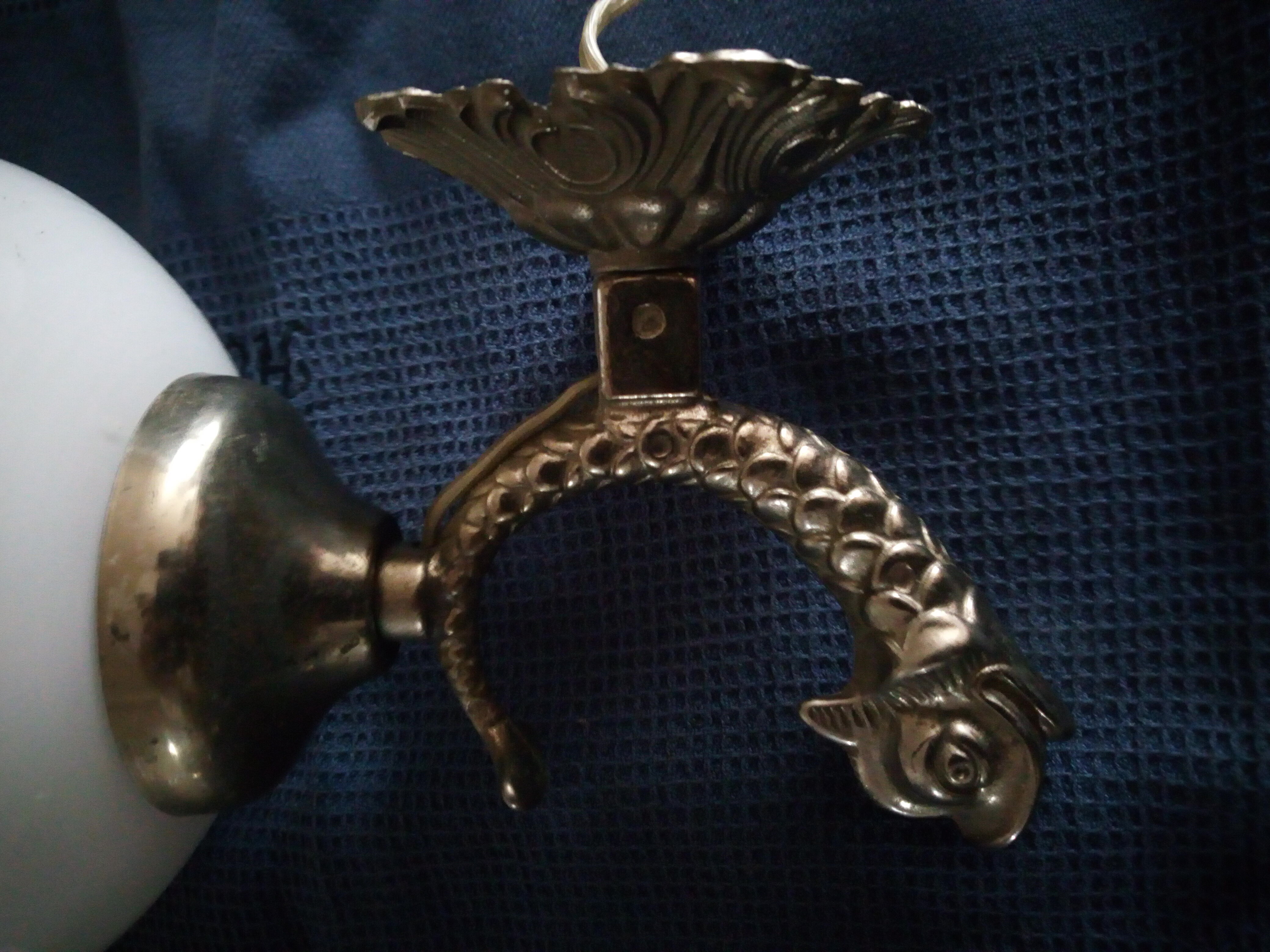 Pair of fish wall light