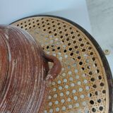 Biot glazed stoneware soup tureen - vintage shaped piece