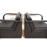 Otto Zapf Arcona ensemble de 2 fauteuils en cuir pour Art Collection