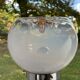 Lampe 70s en verre soufflé de Murano
