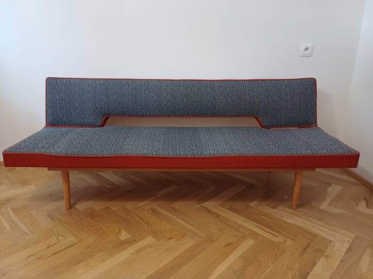 Midcentury Sofa or Daybed designed by Miroslav Navratil, 1960s
