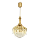 Glass Doria lamp, Germany, 1970s