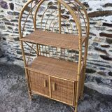 Rattan bookshelf