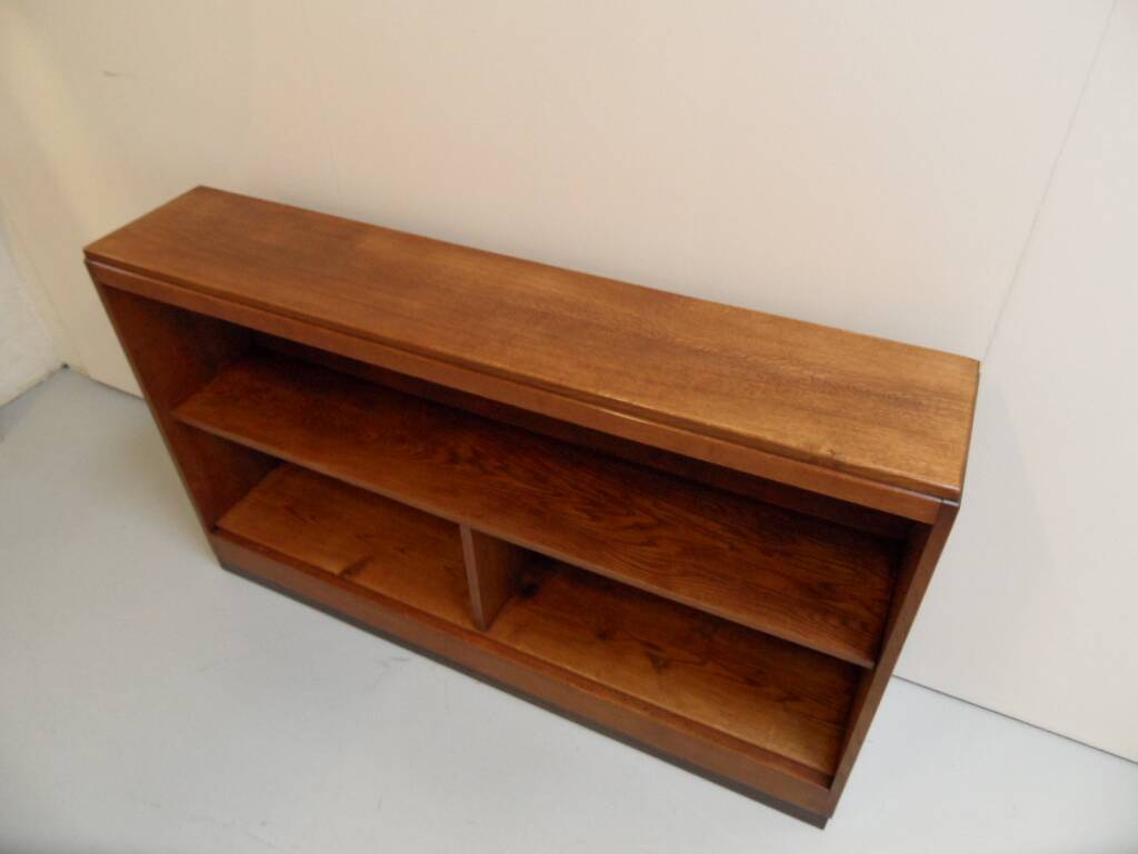 ArtbDeco oak open bookcase Amsterdam School