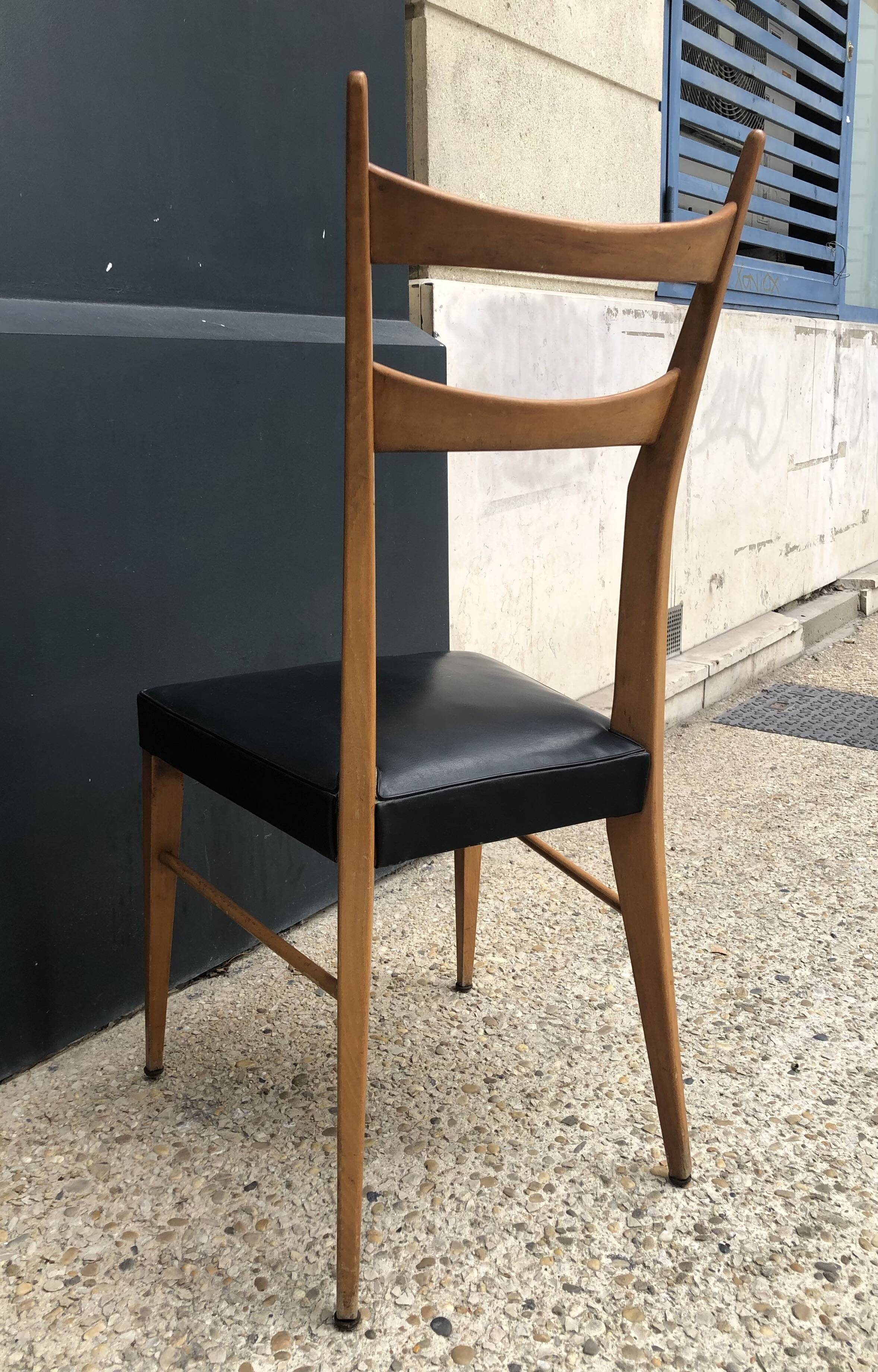 6 Chaises années 60