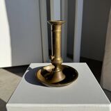 Large adjustable antique gold candlestick H20 D10