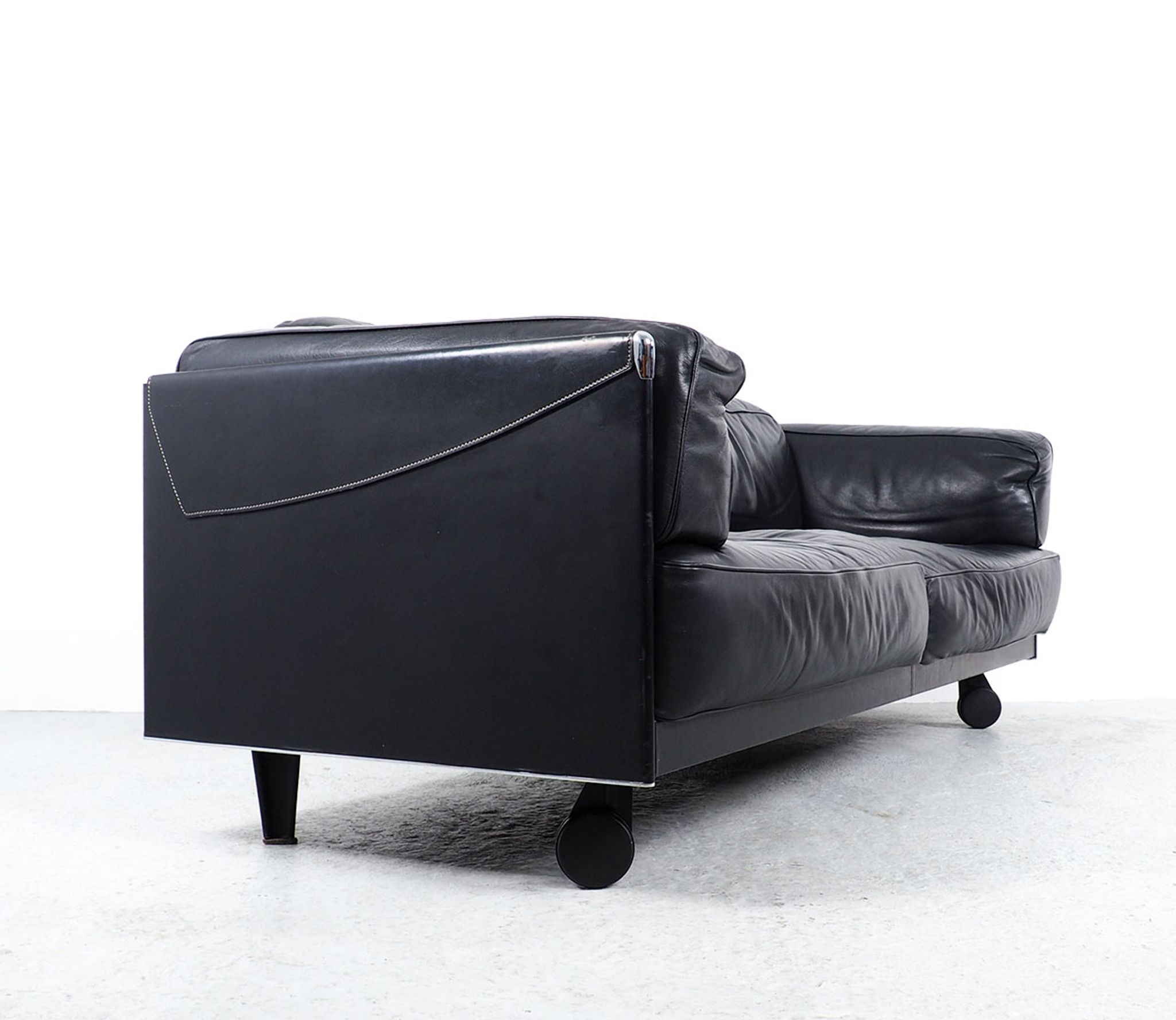 Twice 2.5-Seater Leather Sofa by Pierluigi Cerri for Poltrona Frau, 1990s