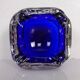Blue Sommerso Murano Glass Ashtray, Italy, 1960s