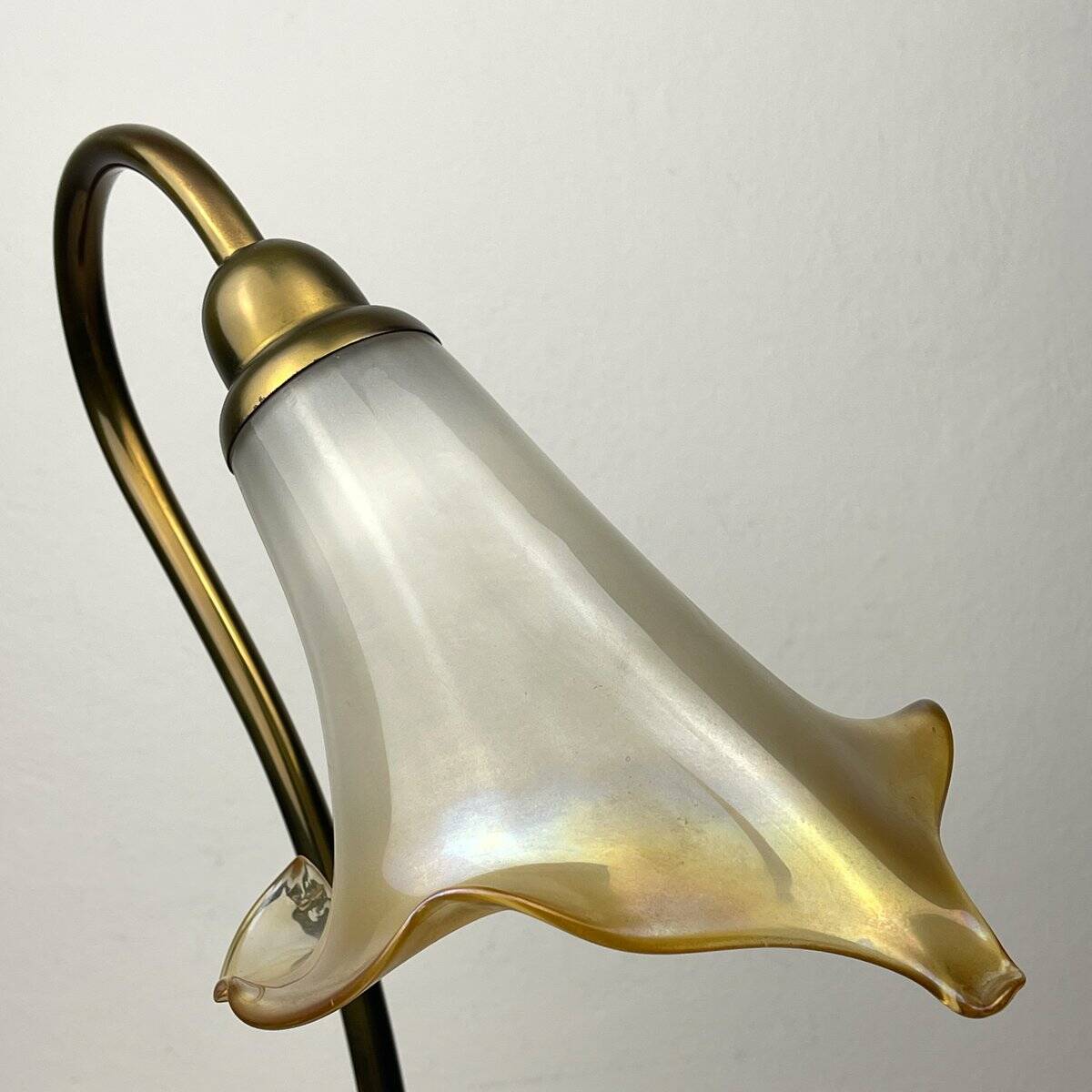 Vintage Murano Lys table lamp, Italy, 1970s