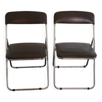 chrome folding chairs