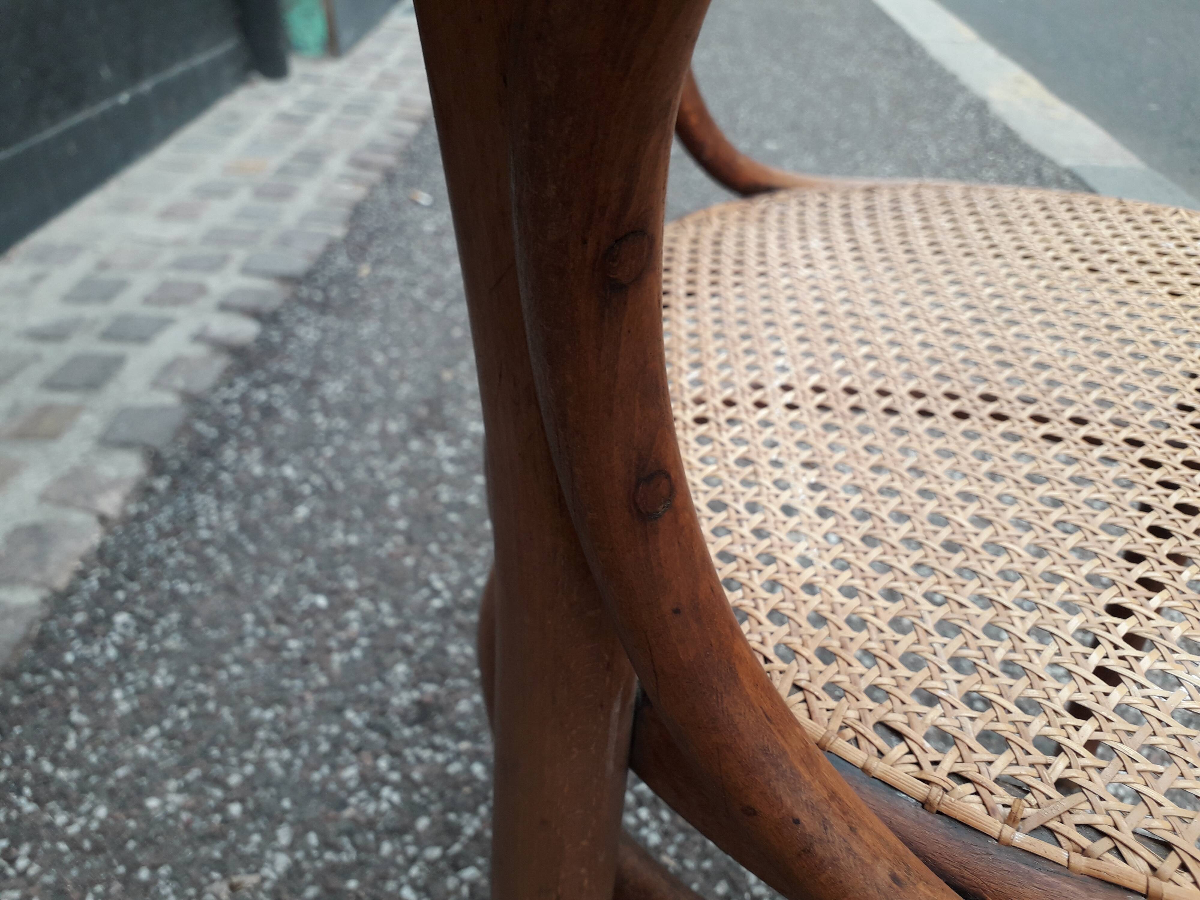 Canned Thonet armchair