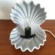 Vintage ceramic shell lamp