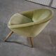 Chair egg EGG 50s style Jean Royère