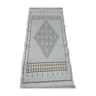 Tapis berbère fait à la main en pure laine beige 78 x 158 cm