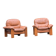Pair of armchairs by Mobilgirgi, 1970s