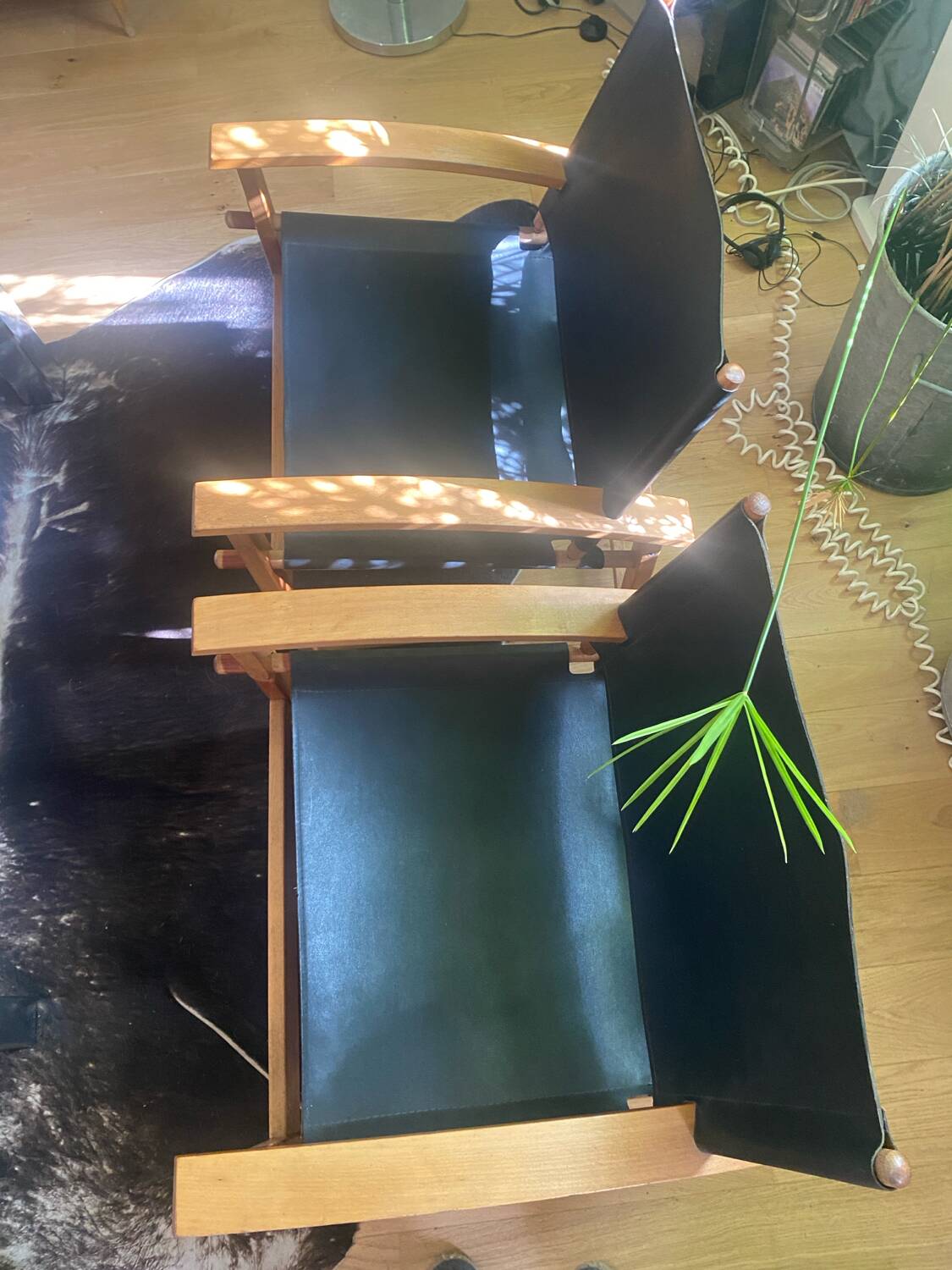 Paire de fauteuils « safari « vintage HYLLINGE MŌBLER