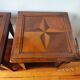 Pair of French-made side tables.