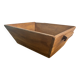 Large vintage wooden dough trough – 65 × 50 cm