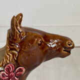 Vintage slurry pitcher horse model