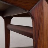 Mid-century Extendable Rosewood Dining Table, Model 10, Johannes Andersen for Hans Bech, Denmark, 19