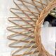 Rattan sun mirror – 50s/60s