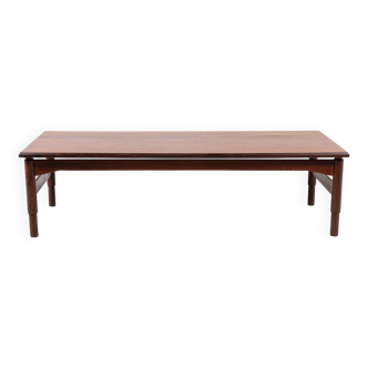 Table basse en placage de palissandre par Saporiti, Italie années 1960