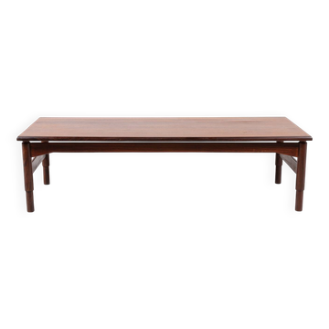 Table basse en placage de palissandre par Saporiti, Italie années 1960