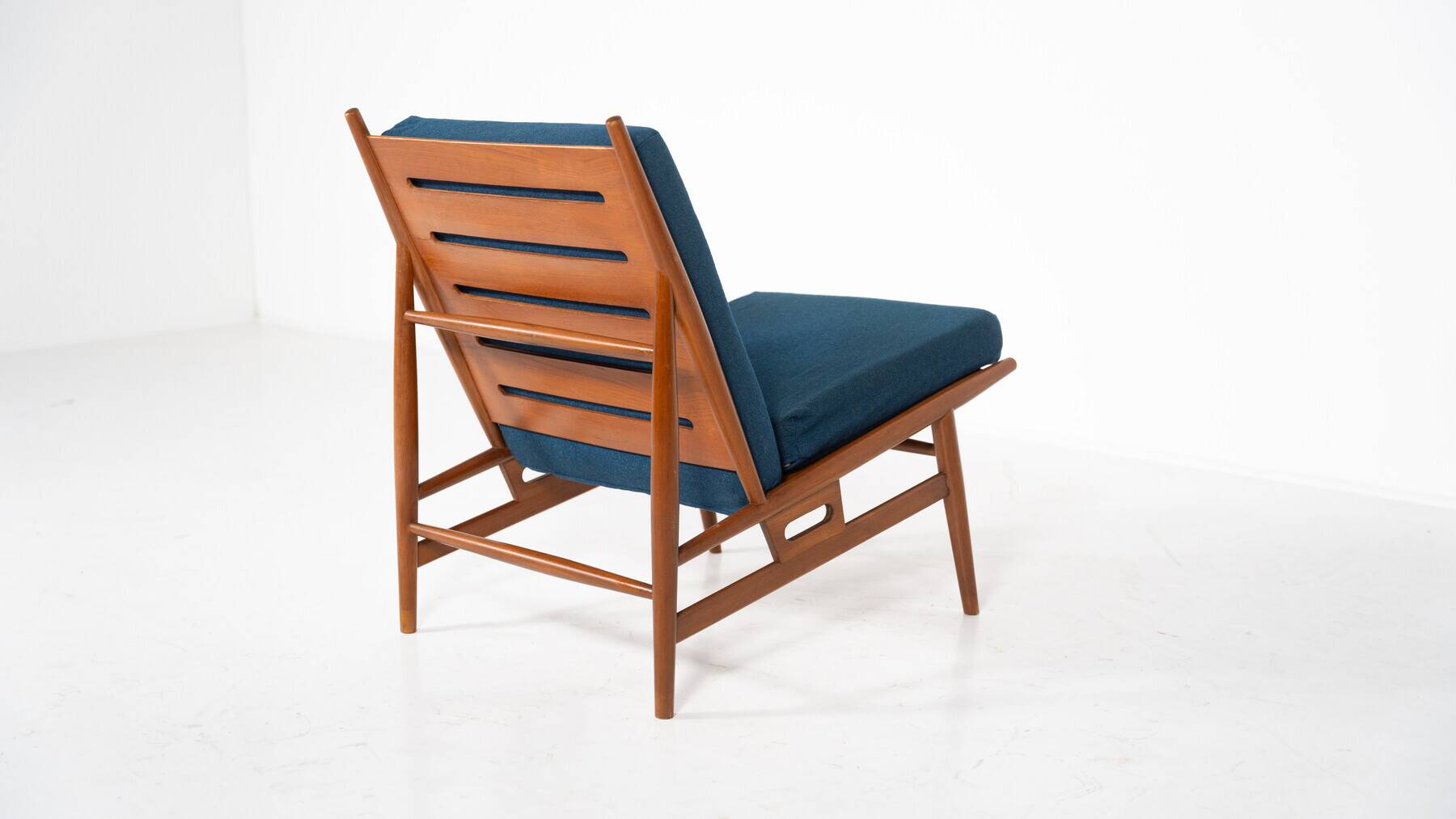 Mid-Century Modern Pair of Armchairs by Isa, Italy, 1960s